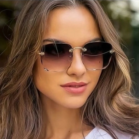 Frameless Designer Sunglasses